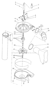Page A Diagram and Parts List for LV720TP  Ryobi Leaf Blower / Vacuum