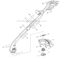 Page A Diagram and Parts List for P2004  Ryobi Trimmer