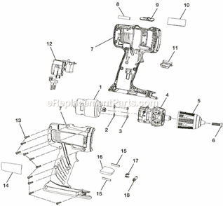 Part Location Diagram of 303001015 Ryobi Assembly Magnet