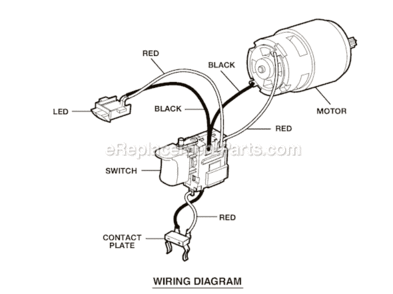 Page B Diagram and Parts List for P232  Ryobi Impact Driver