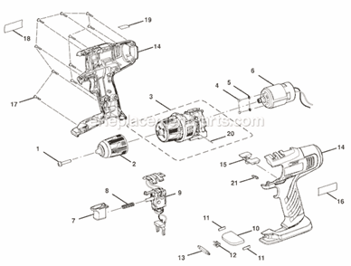 Part Location Diagram of 672626001 Ryobi SPRING TRIGGER