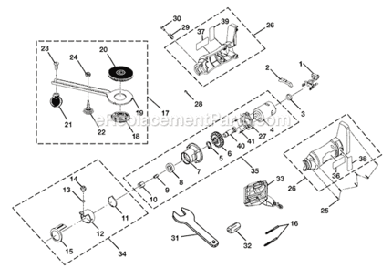 Part Location Diagram of 6960401 Ryobi Wrench