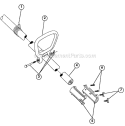 Page B Diagram and Parts List for PH135R 407104738 Ryobi Trimmer