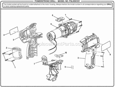 Part Location Diagram of 660570005 Ryobi Screw - M3 x 14 mm