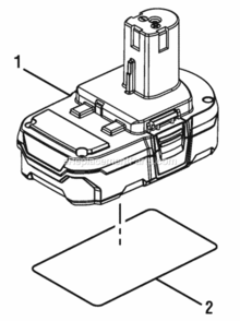 Page A Diagram and Parts List for PSL18BA1  Ryobi Charger