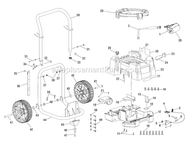 Page A Diagram and Parts List for RAP200B  Ryobi Paint Sprayer