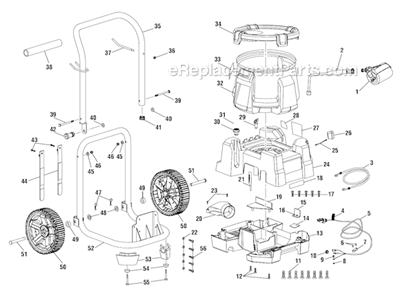 Page A Diagram and Parts List for RAP200  Ryobi Paint Sprayer