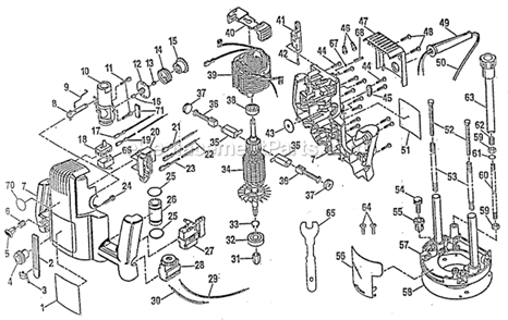 Part Location Diagram of 671271001 Ryobi Compression Spring
