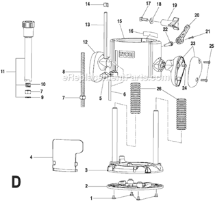 Part Location Diagram of 982712001 Ryobi Pointer