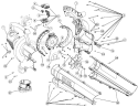 Page B Diagram and Parts List for RGBV3100 41BSGBVG034 Ryobi Leaf Blower / Vacuum