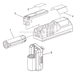 Page A Diagram and Parts List for RP4010  Ryobi Laser Level