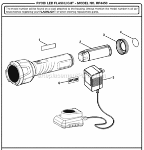 Part Location Diagram of 83-187-R01H000 Ryobi 4V Label