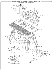 Part Location Diagram of 5937101 Ryobi Undertable Guard