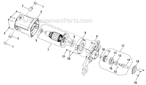 Page G Diagram and Parts List for RTS30  Ryobi Table Saw