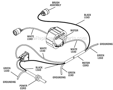 Page H Diagram and Parts List for RTS30  Ryobi Table Saw