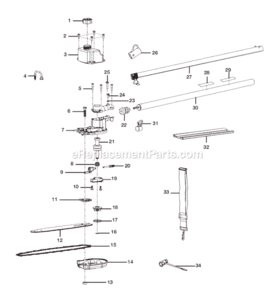 Part Location Diagram of 671834023 Homelite Guide Bar