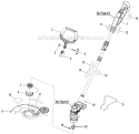 Page A Diagram and Parts List for RY24200  Ryobi Trimmer