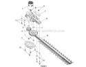 Page C Diagram and Parts List for RY24600  Ryobi Hedge Trimmer