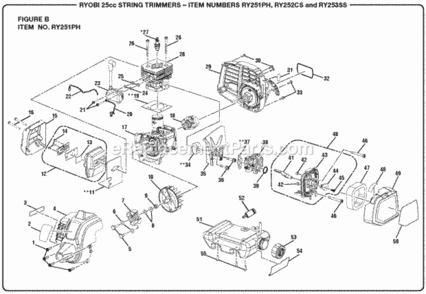 Part Location Diagram of 903034001 Homelite GASKET