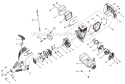 Engine Assembly Diagram and Parts List for RY26520  Ryobi Trimmer
