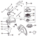 Part Location Diagram of 678019001 Homelite Shaft Adapter