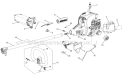 Upper Shaft Assembly Diagram and Parts List for RY28040 RY28040 Ryobi Trimmer
