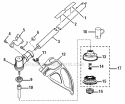 Page C Diagram and Parts List for RY28045  Ryobi Trimmer