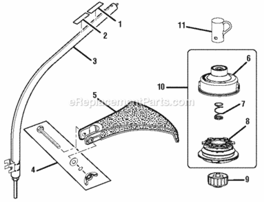 Page C Diagram and Parts List for RY28121  Ryobi Trimmer