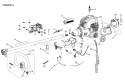Upper Shaft Assembly Diagram and Parts List for RY29550  Ryobi Trimmer
