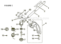 Page C Diagram and Parts List for RY30002B  Ryobi Trimmer