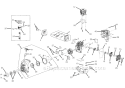 Engine Assembly Diagram and Parts List for RY30020B  Ryobi Trimmer