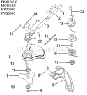 Page C Diagram and Parts List for RY30063  Ryobi Brush Cutter
