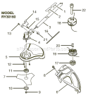 Part Location Diagram of 660886001 Homelite Wing Nut