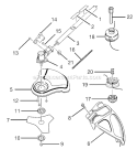 Page A Diagram and Parts List for RY30260B  Ryobi Brush Cutter