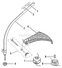 Page B Diagram and Parts List for RY30522  Ryobi Trimmer