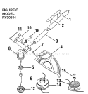 Lower Shaft Assembly Diagram and Parts List for RY30544  Ryobi Trimmer
