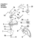 Page C Diagram and Parts List for RY30564  Ryobi Brush Cutter