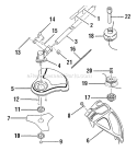Part Location Diagram of 308053001 Homelite GEAR HOUSING ASSEMBLY (KAAZ)