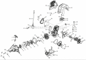Page B Diagram and Parts List for RY34421  Ryobi Trimmer