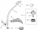 Page C Diagram and Parts List for RY34421  Ryobi Trimmer