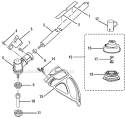 Figure C Diagram and Parts List for RY34442  Ryobi Trimmer