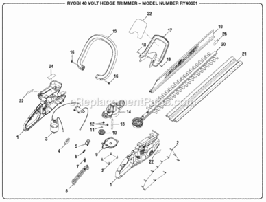 Part Location Diagram of 679055007 Homelite COMPRESSION SPRING
