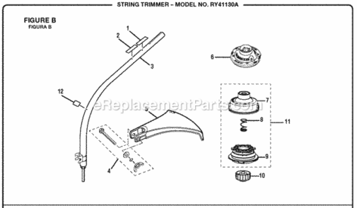 Part Location Diagram of 308925015 Ryobi Pro Cut Ii String Head