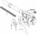 Page A Diagram and Parts List for RY43160  Ryobi Pole Saw