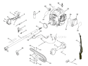 Page A Diagram and Parts List for RY52001A  Ryobi Trimmer