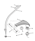 Page C Diagram and Parts List for RY52001A  Ryobi Trimmer