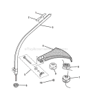 Page C Diagram and Parts List for RY52001  Ryobi Trimmer
