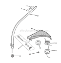 Page C Diagram and Parts List for RY52002A  Ryobi Trimmer
