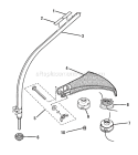 Page C Diagram and Parts List for RY52002  Ryobi Trimmer