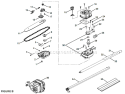 Part Location Diagram of 610617001 Homelite WORM GEAR